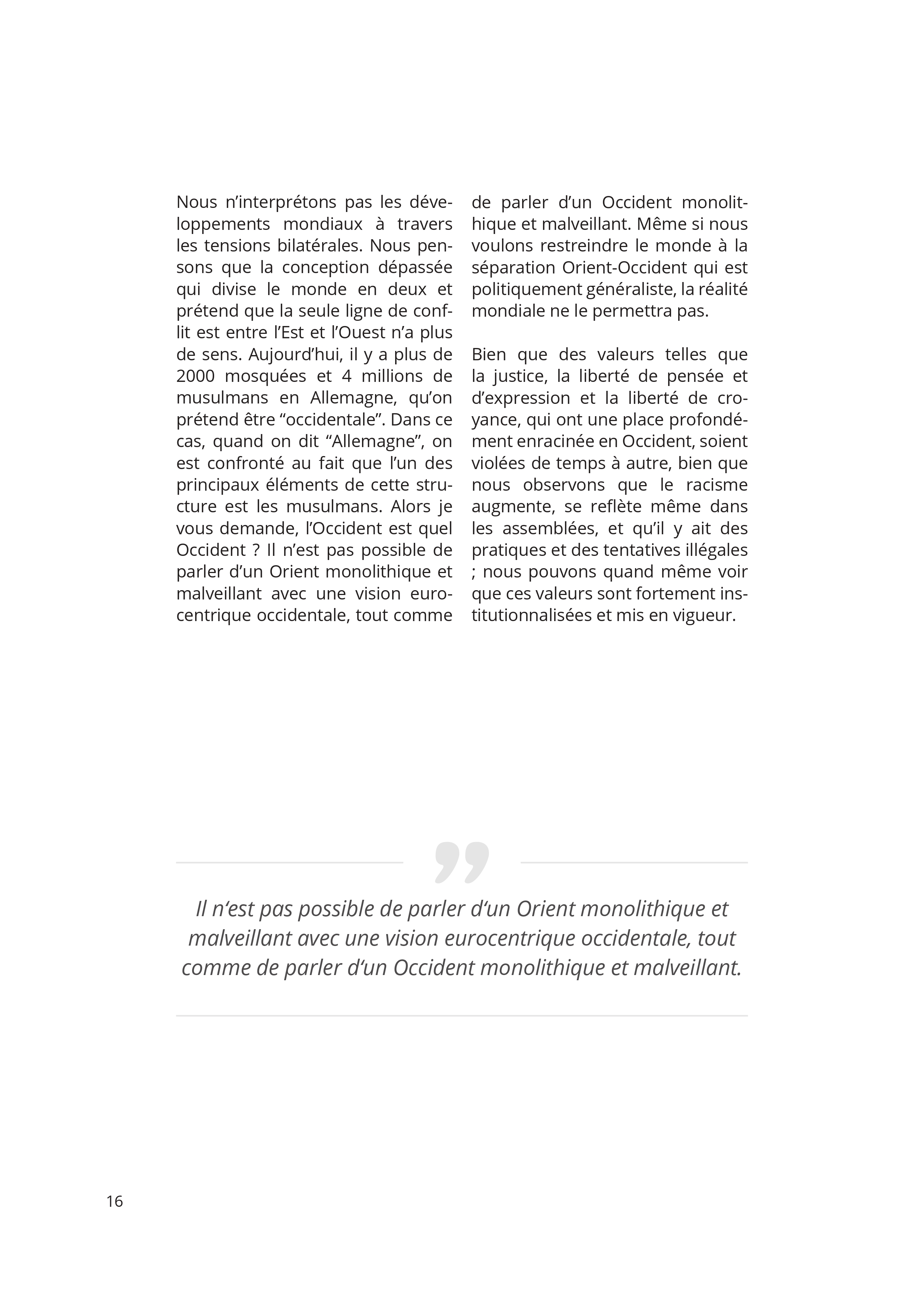 Le Passé et le Présent de l'IGMG/CIMG